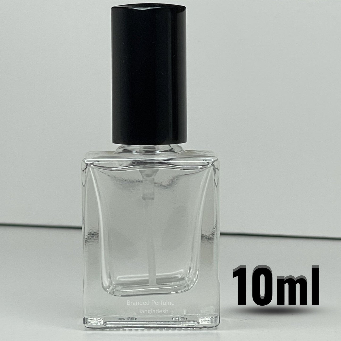 10ml square glass perfume decant bottle - Branded Perfumes BD